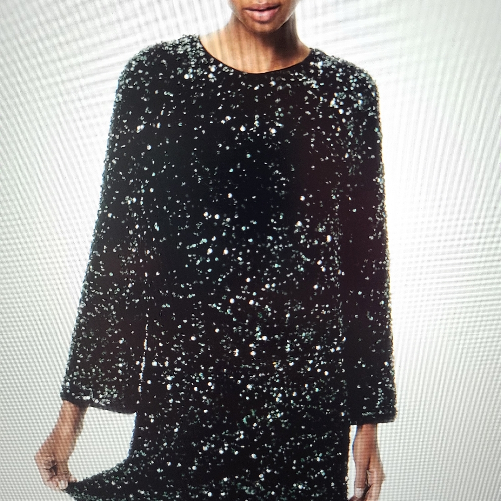 H&M Green Sequin Dress